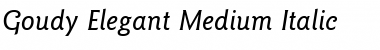 Download Goudy-Elegant-Medium Font