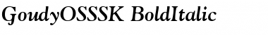 Download GoudyOSSSK Font