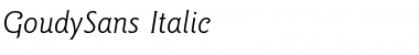 Download GoudySans Font