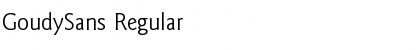 Download GoudySans Font