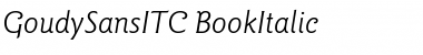 Download GoudySansITC Font