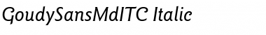Download GoudySansMdITC Font
