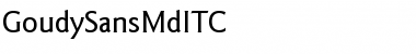 Download GoudySansMdITC Font