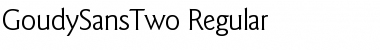 Download GoudySansTwo Font