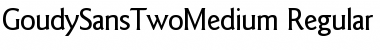 Download GoudySansTwoMedium Font