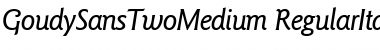 Download GoudySansTwoMedium Font