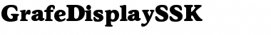 Download GrafeDisplaySSK Font