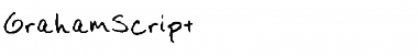 Download GrahamScript Font
