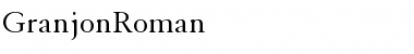 Download GranjonRoman Font