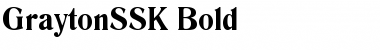 Download GraytonSSK Font