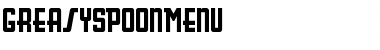 Download GreasySpoonMenu Font