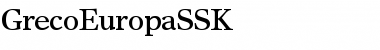 Download GrecoEuropaSSK Font
