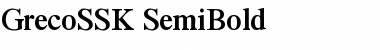 Download GrecoSSK Font