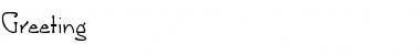 Download Greeting Font