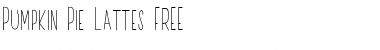 Download Pumpkin Pie Lattes Font