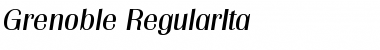 Download Grenoble-RegularIta Font