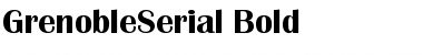 Download GrenobleSerial Font