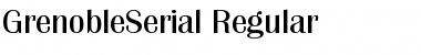 Download GrenobleSerial Font