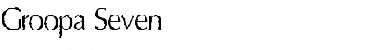 Download Groopa Seven Font