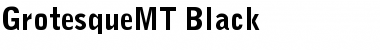 Download GrotesqueMT-Black Font