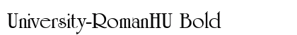 University-RomanHU Bold preview