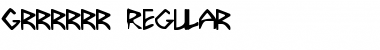 Download Grrrrrr Font
