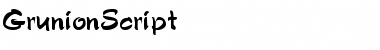 Download GrunionScript Font