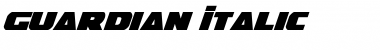 Download Guardian Italic Font