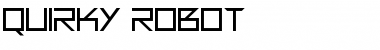 Download Quirky Robot Font