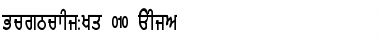 Download GurmukhiLys 010 Thin Font