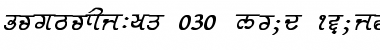Download GurmukhiLys 030 Font