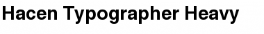 Download Hacen Typographer Heavy Regular Font
