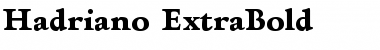 Download Hadriano-ExtraBold Extra Bold Font
