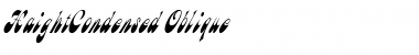 Download HaightCondensed Oblique Font