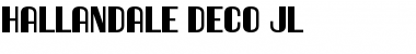 Download Hallandale Deco JL Regular Font