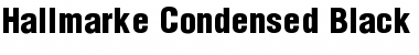 Download Hallmarke Condensed Black Regular Font