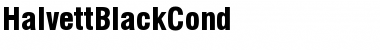 Download HalvettBlackCond Regular Font