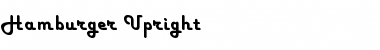 Download Hamburger Upright Regular Font
