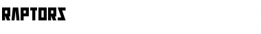 Download Raptors Font