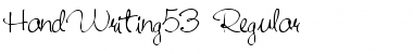 Download HandWriting53 Font
