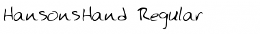 Download HansonsHand Font Download HansonsHand Font