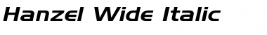 Download Hanzel Wide Font