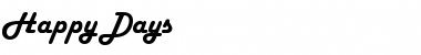 Download Happy Days Font Download Happy Days Font