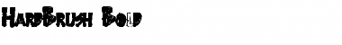 Download HardBrush Font Download HardBrush Font