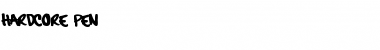 Download hardcore_pen Font Download hardcore_pen Font