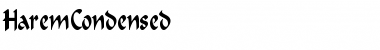 Download HaremCondensed Font