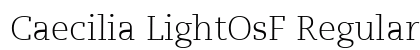 Caecilia LightOsF Regular Font Caecilia LightOsF Regular Font Preview