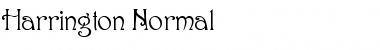 Download Harrington Normal Font