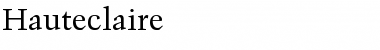 Download Hauteclaire Font Download Hauteclaire Font