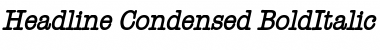 Download Headline Condensed Font
